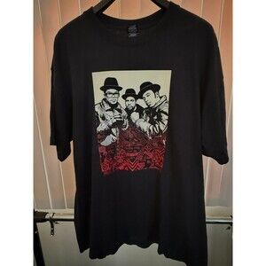 Men’s  OBEY x RUN DMC Raising Hell Tour Black Shirt Size X-Large
